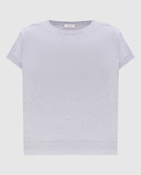 Peserico Gray top with monil chain S99810F1409173