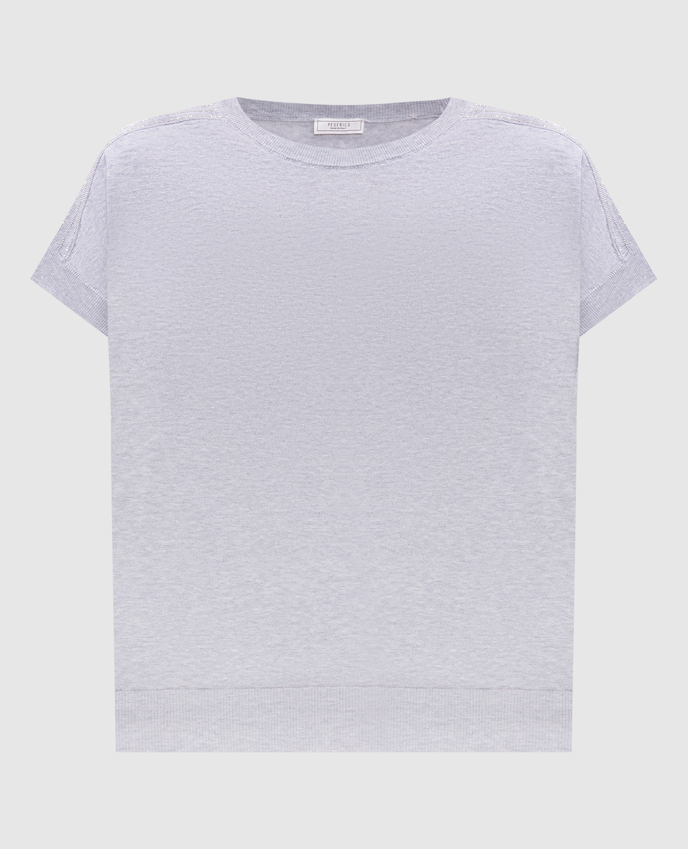 

Gray top with monil chain Peserico, Grey