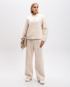 Jil Sander Beige pants made of wool J40KA0240J20228