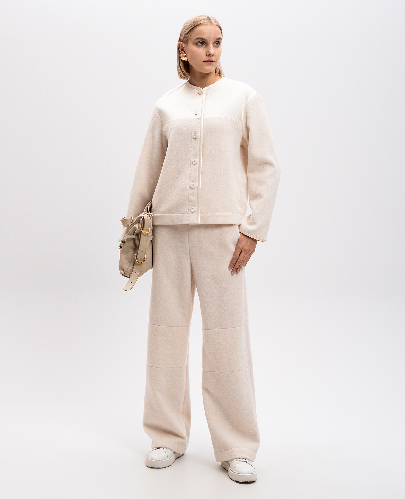 Beige pants made of wool Jil Sander 2