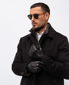 Tom Ford Black leather gloves TG774LSP028L