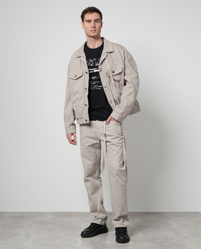 Ann Demeulemeester Govaart gray jeans 2401MTR42DFA038