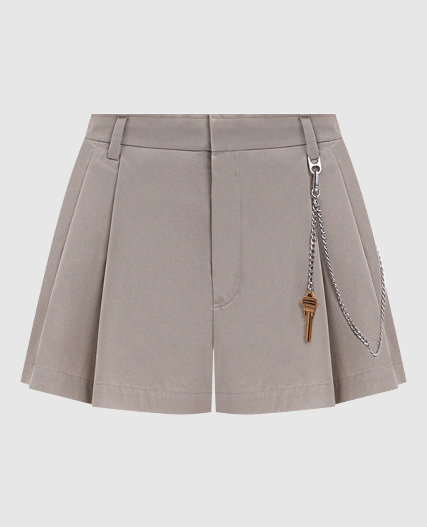 

Khaki shorts with chain Alexander Wang