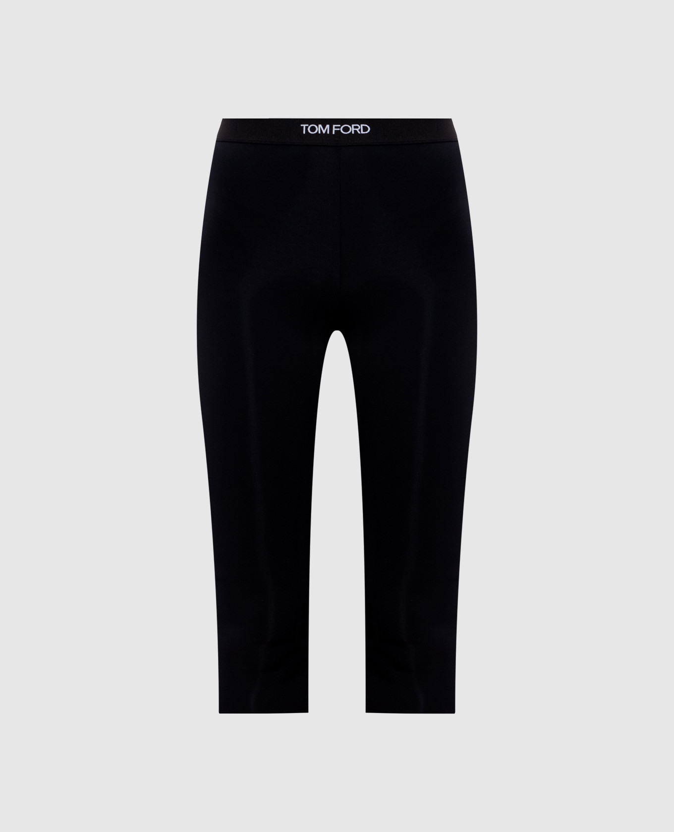 

Black shorts with logo Tom Ford