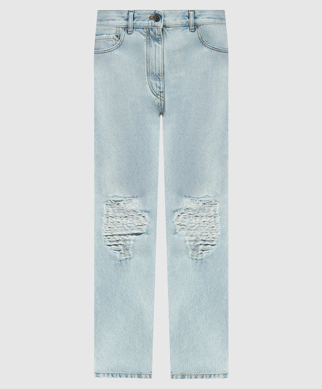 The Row - Burty blue jeans with slits 7776W2951 - shop with