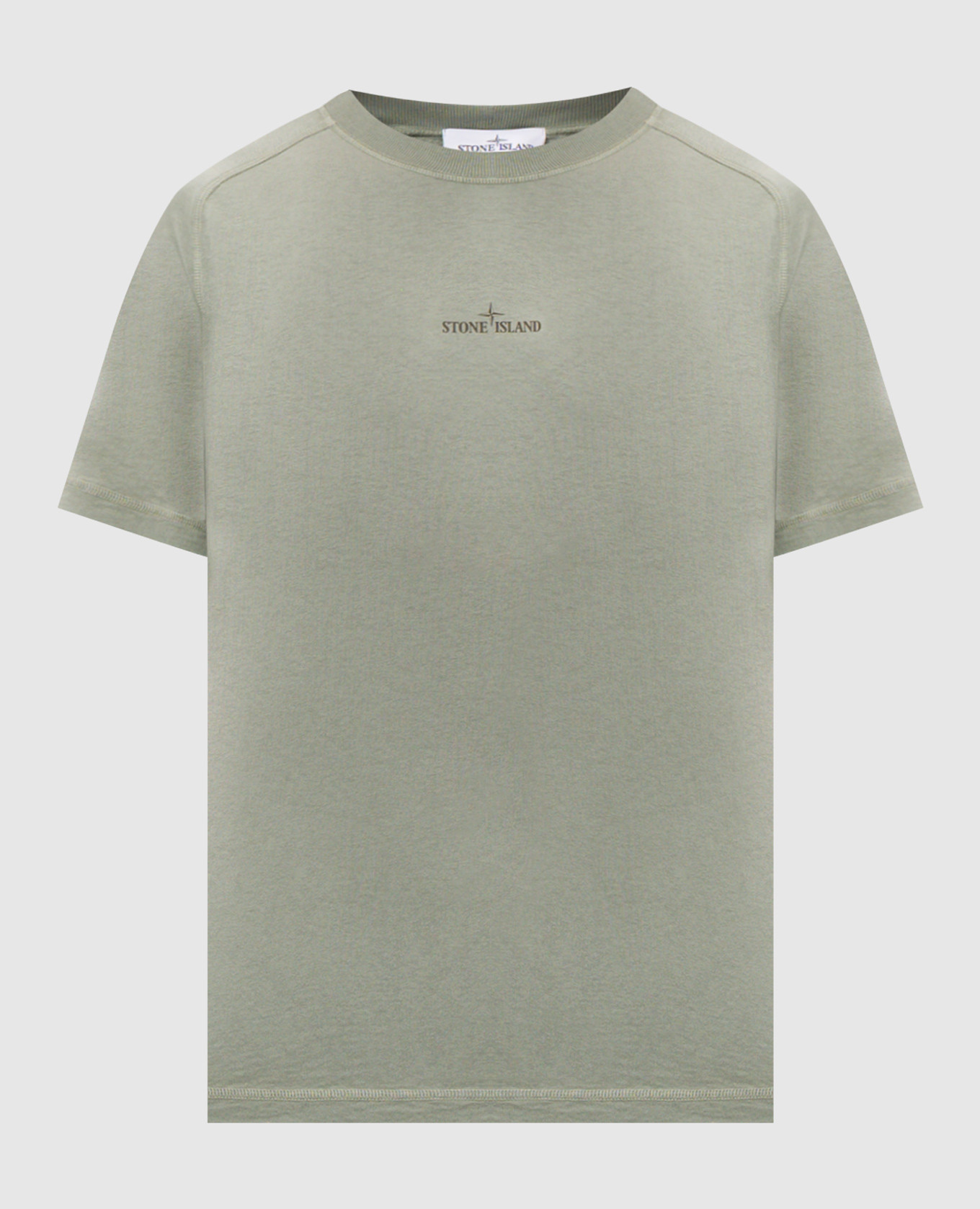 

Green T-shirt with logo Stone Island