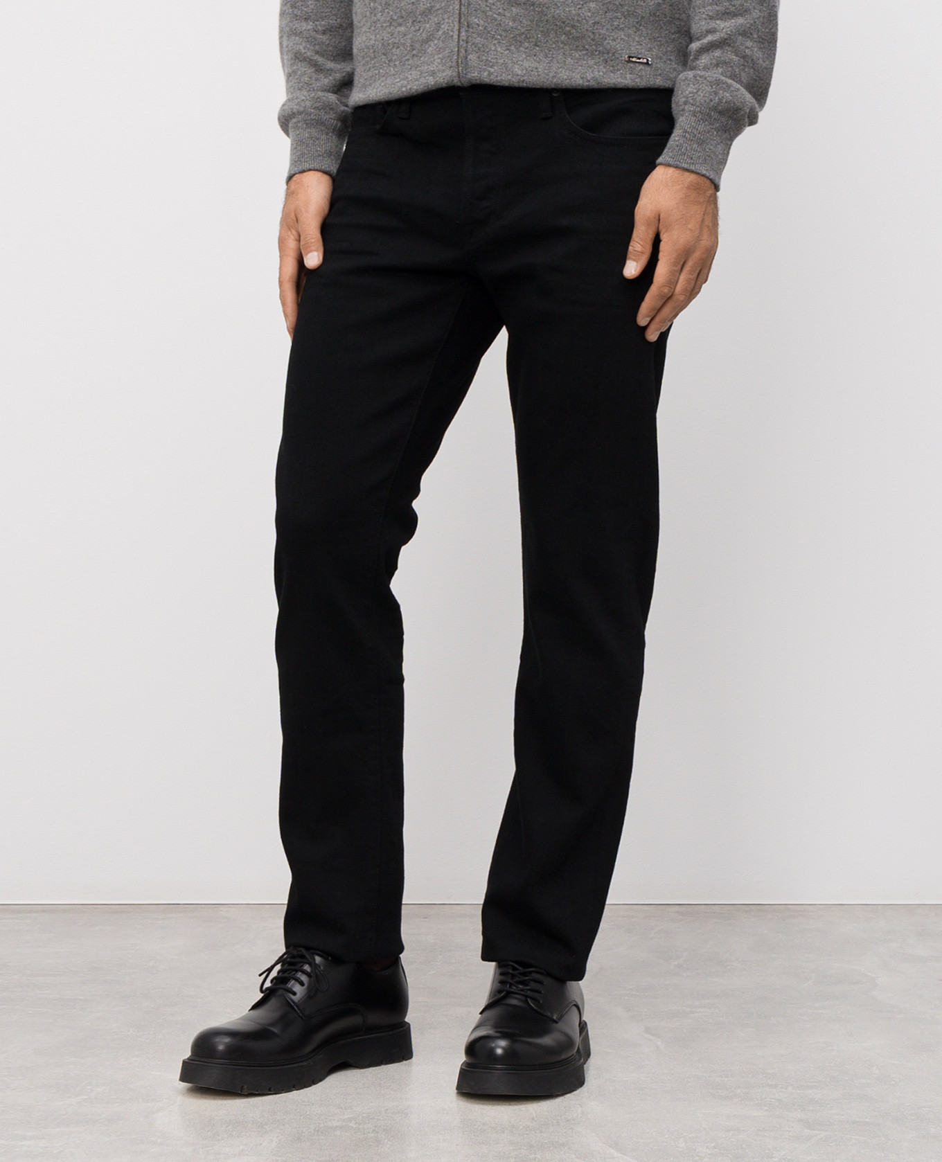 Black jeans with logo patch Tom Ford 3