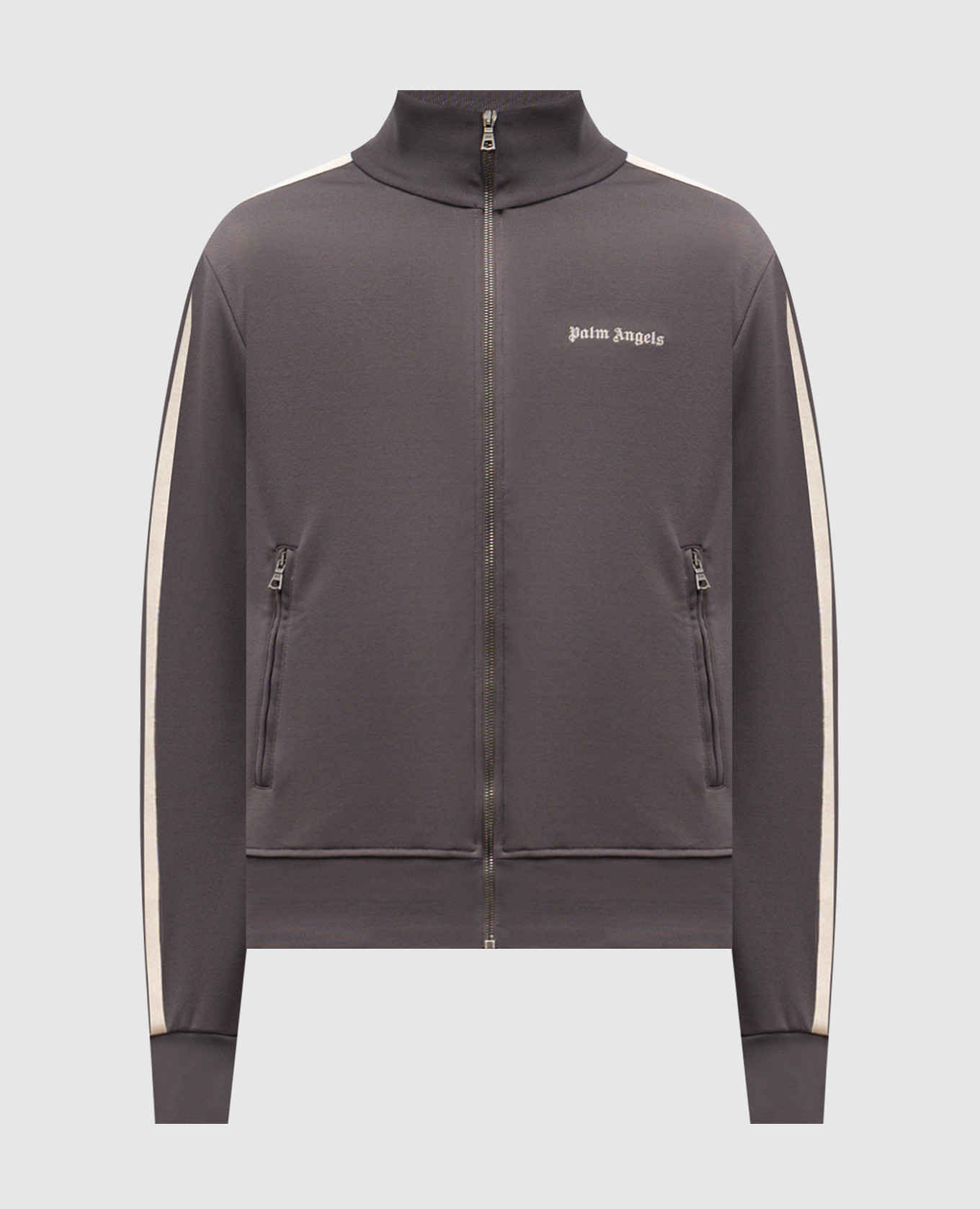 

Grey sports jacket with logo Palm Angels