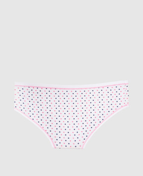 RiminiVeste Jadea children's white panties in a star print 124