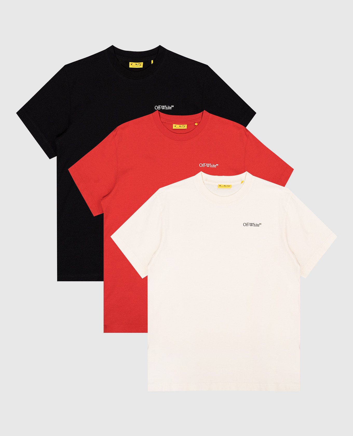 

Children's set of t-shirts with a logo print Off-White
