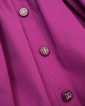 Dolce&Gabbana Children's purple skirt with drapery L55I54FU5V4812+