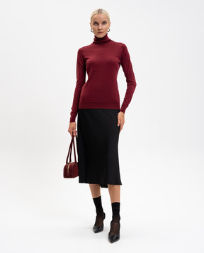 John Smedley Burgundy CATKIN merino wool golf shirt CATKIN