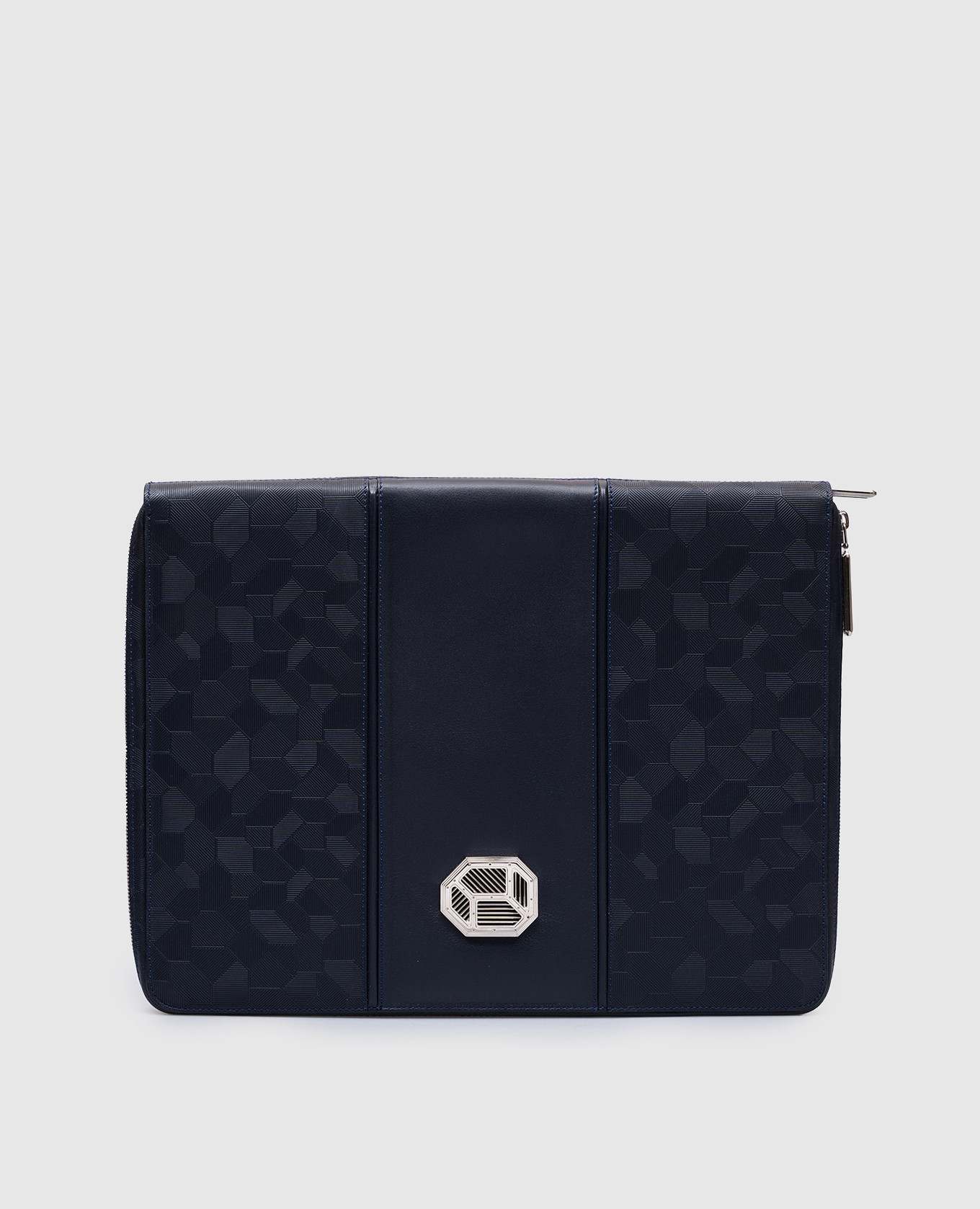 

Blue leather folder for documents Stefano Ricci