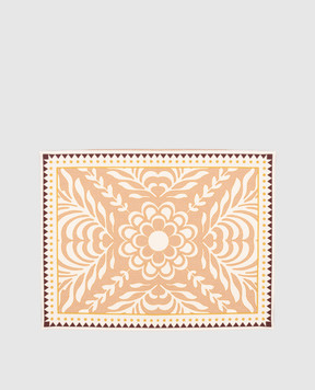 La DoubleJ A set of pink Tudor placemats PMT0015COT040TDR02