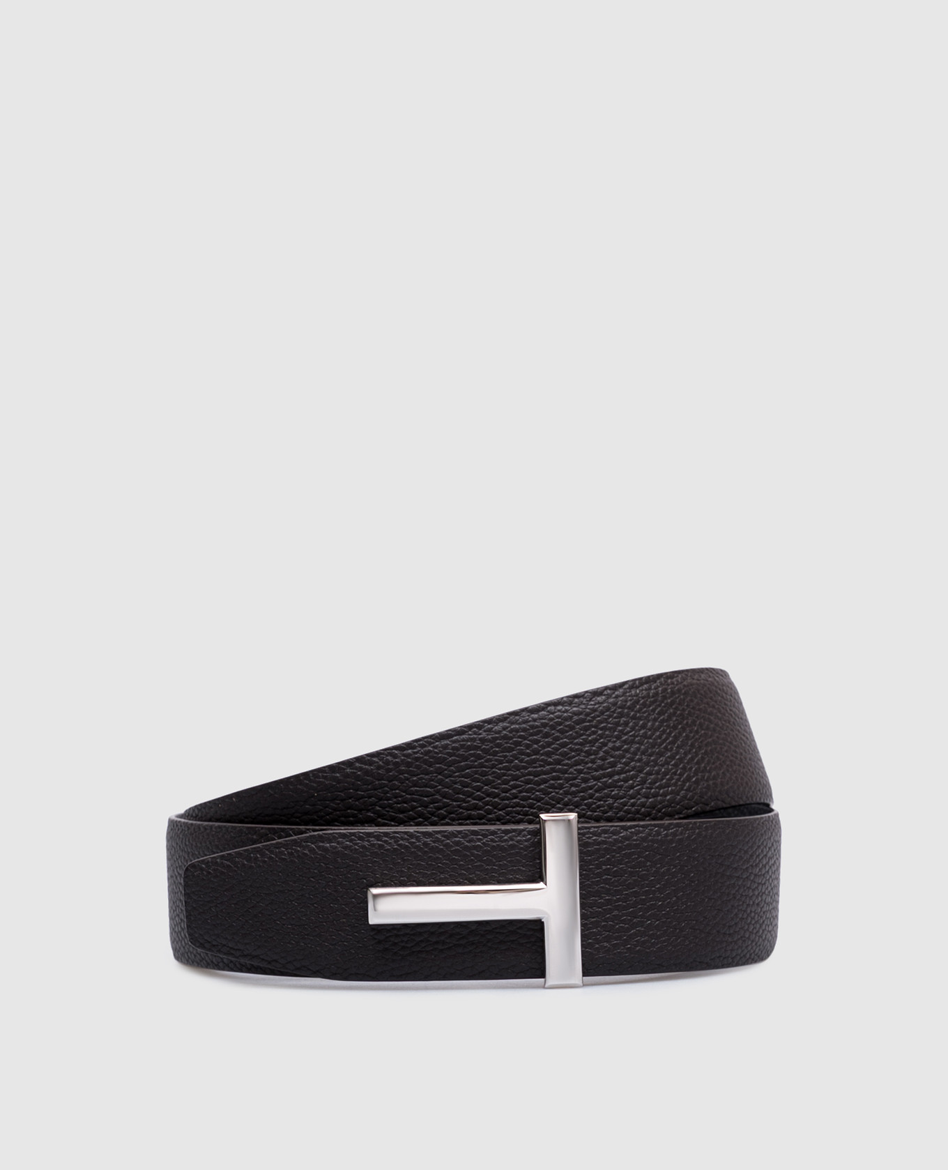 

Brown leather belt T ICON Tom Ford