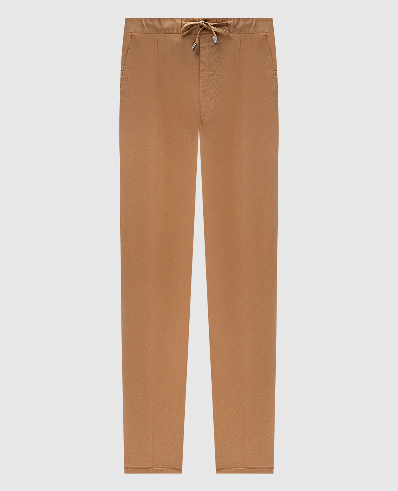 

Brown pants with logo Enrico Mandelli