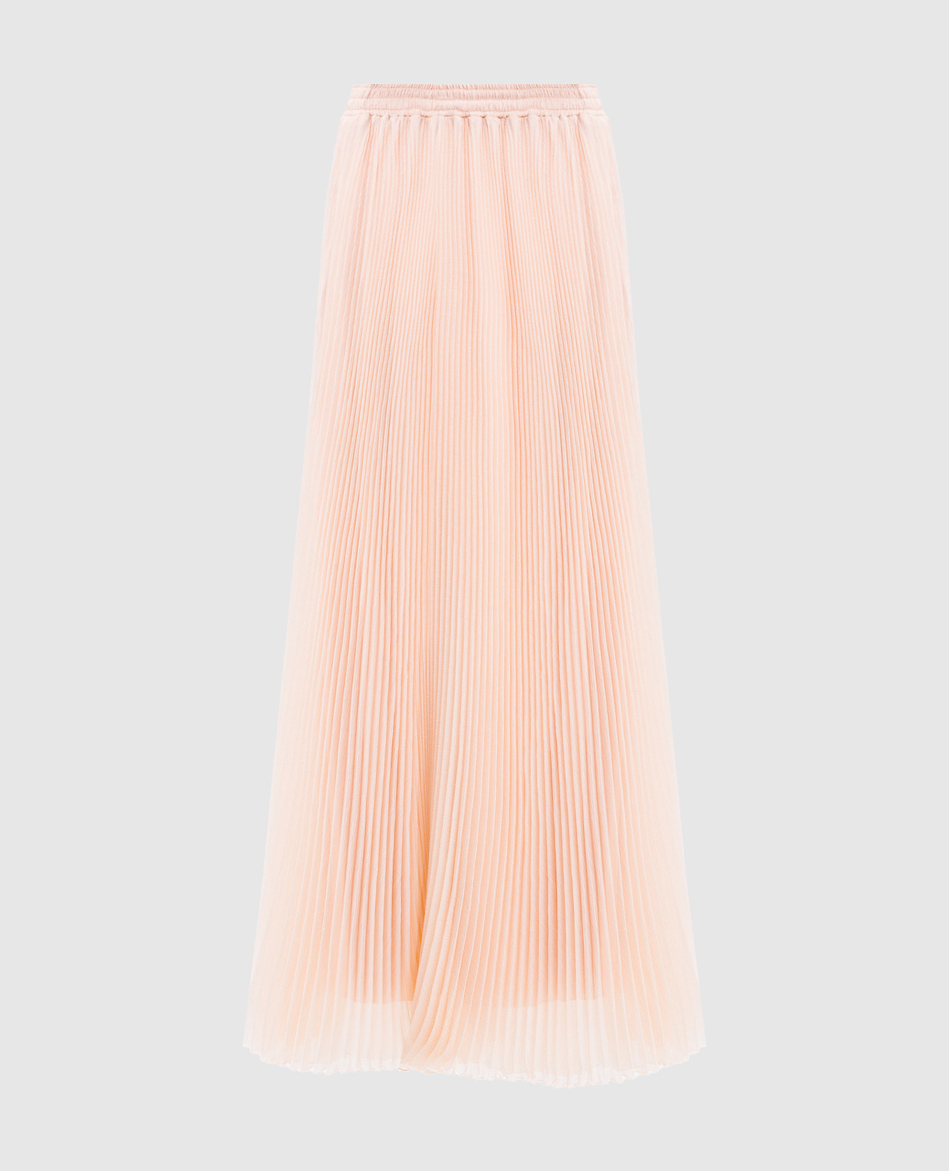 

Beige pleated skirt with silk Ermanno Scervino