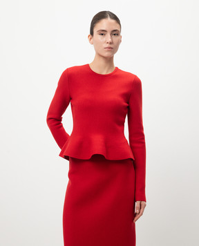 Gabriela Hearst Hegel red wool jumper 1249738A077