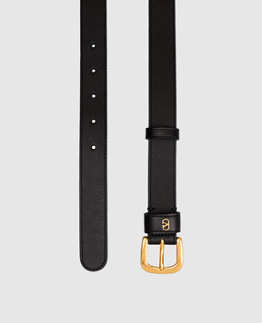 Valentino Black leather belt 7W2T0SM1PPU