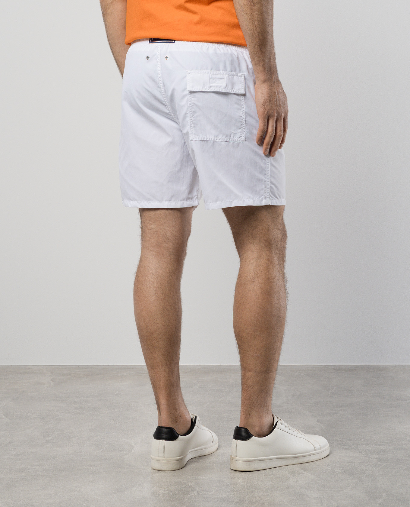 

Moorea white logo patch swim shorts Vilebrequin