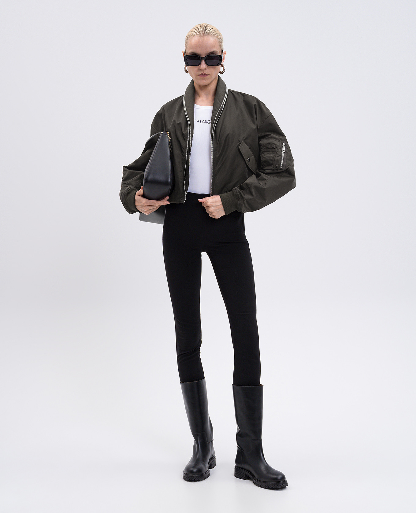 

Brown layered bomber jacket Givenchy