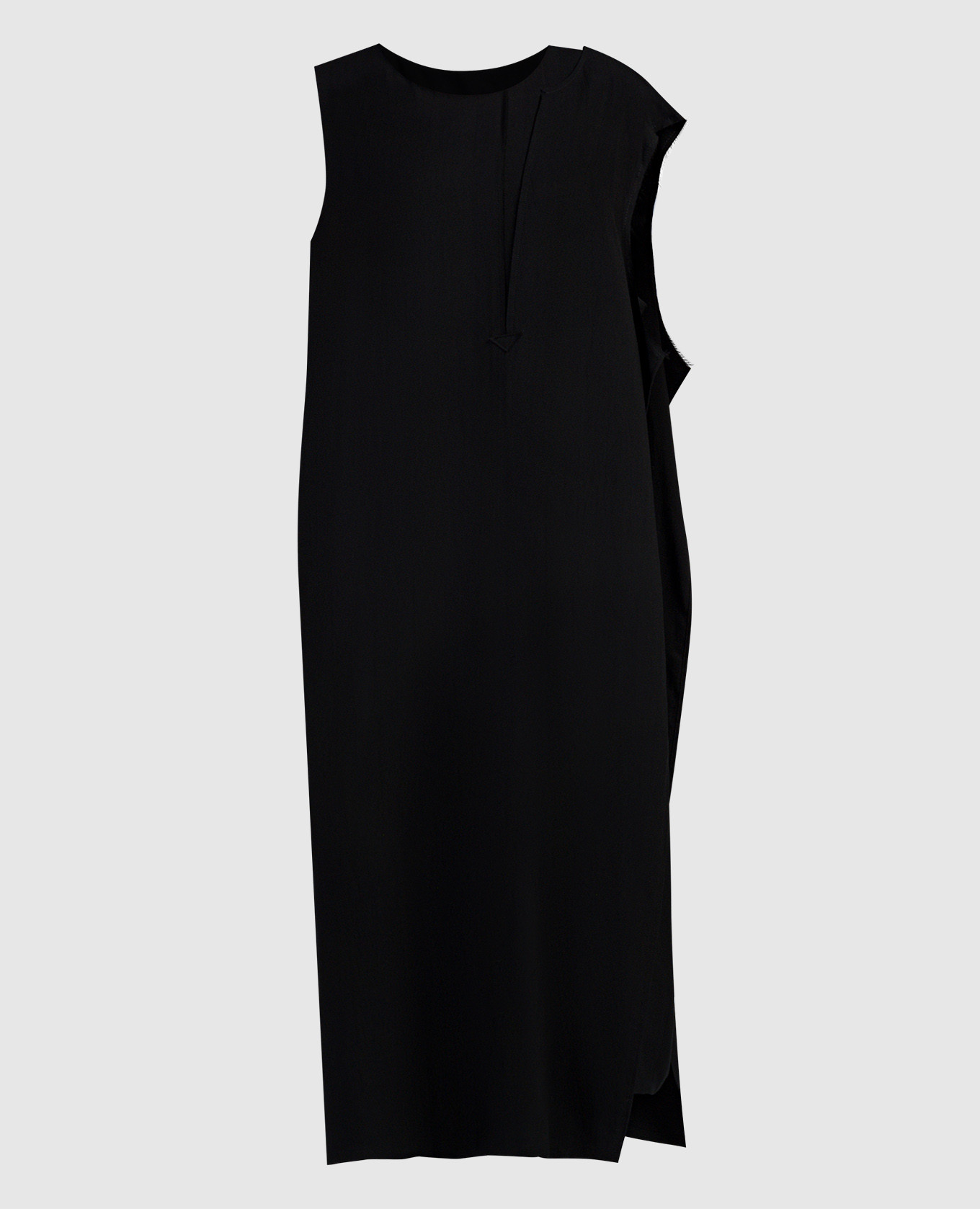 

Black dress of asymmetrical cut Y`S Yamamoto, Черный