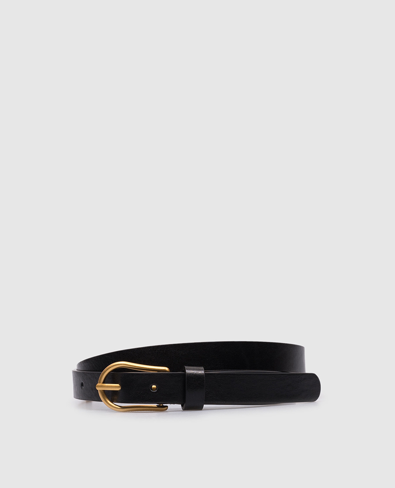 

Black leather belt with chain Gianni Chiarini