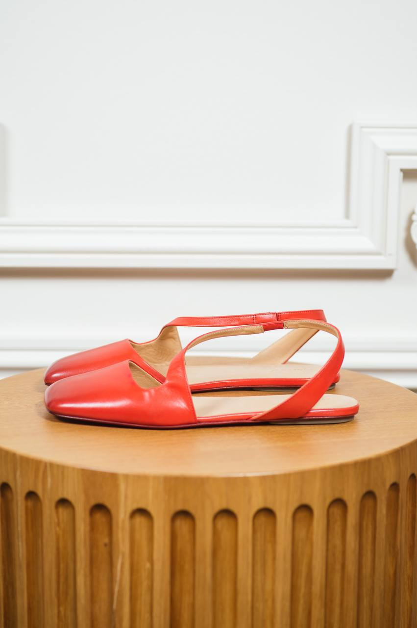 

Red leather sandals Marsell