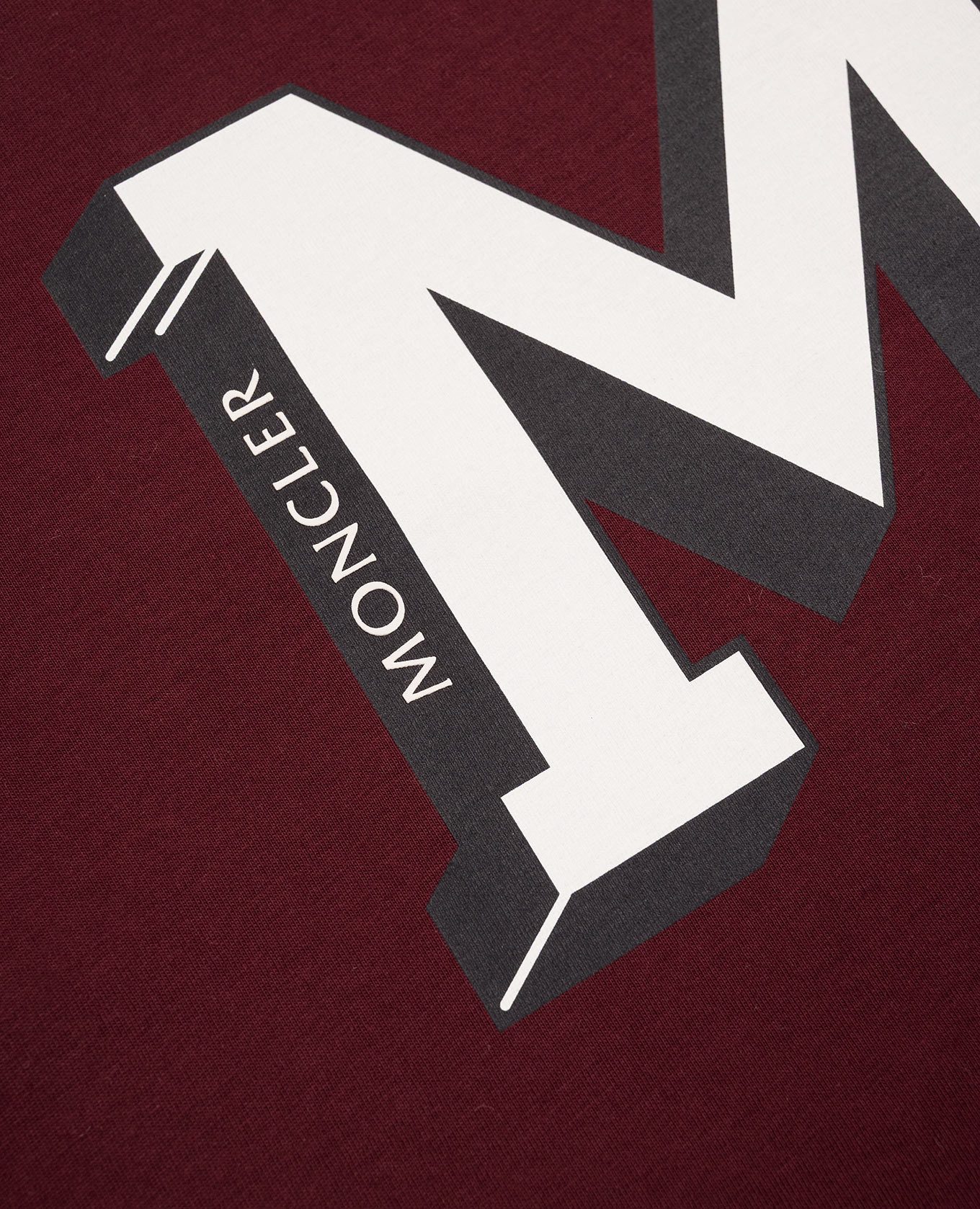 

Children's burgundy T-shirt with logo Moncler ENFANT
