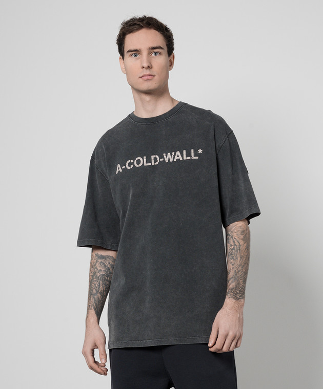 【関税込み】A-COLD-WALL* グレー オーバーダイ Tシャツ 6e103547-8087-4608-8478-