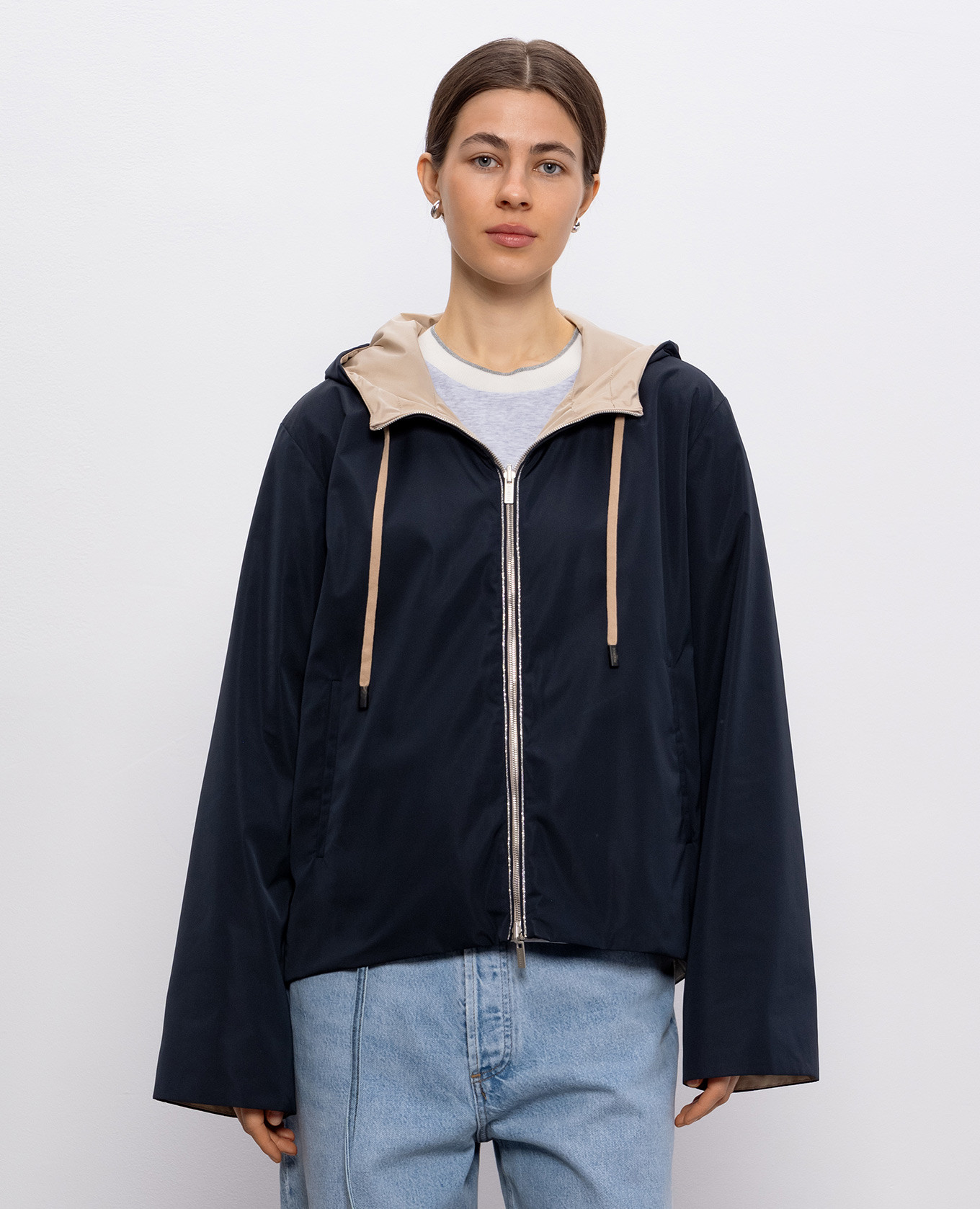 

Reversible jacket Peserico, White