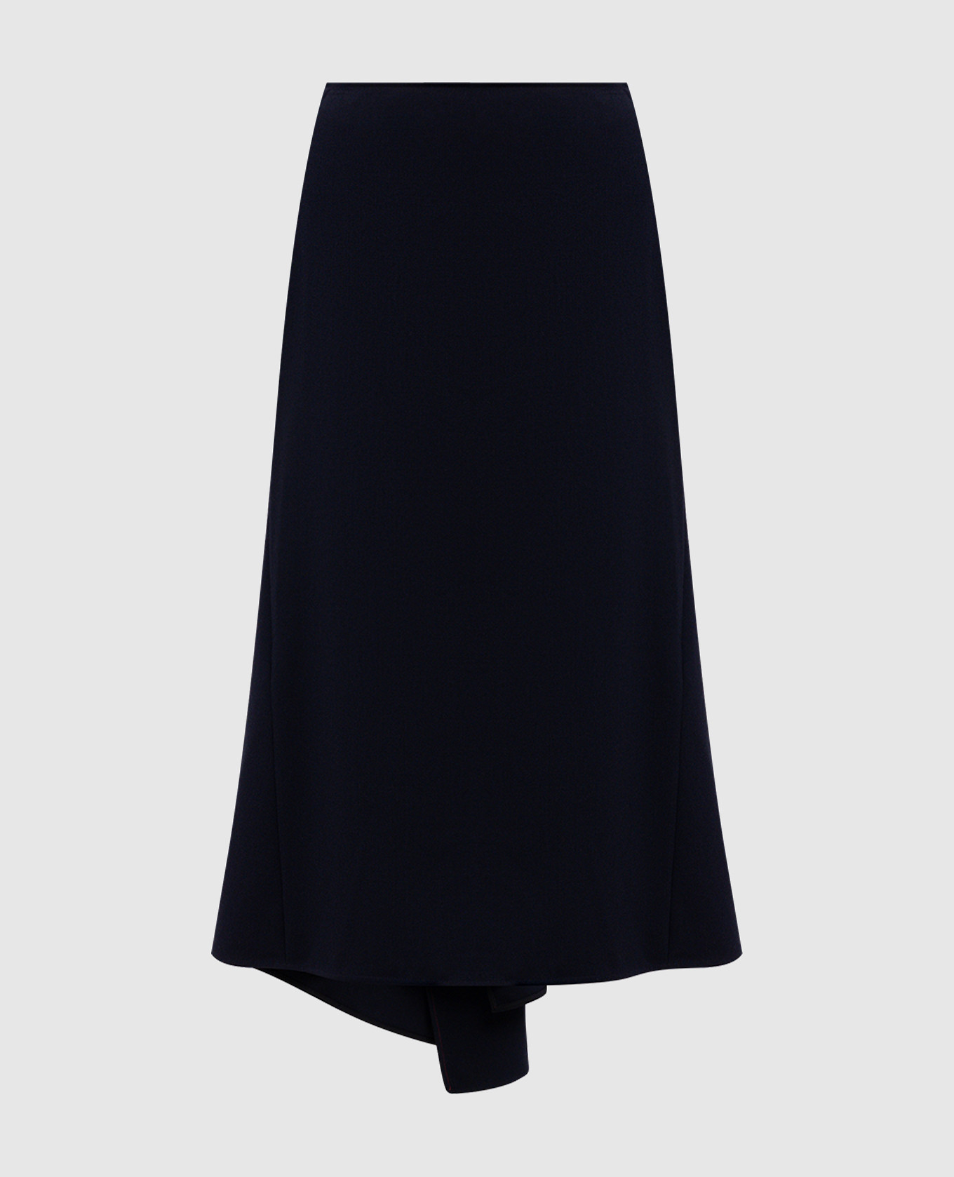 

Blue midi skirt with wool Victoria Beckham