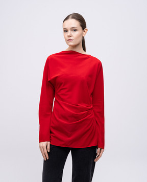 PROENZA SCHOULER Keegan red blouse with silk R2524002BY297