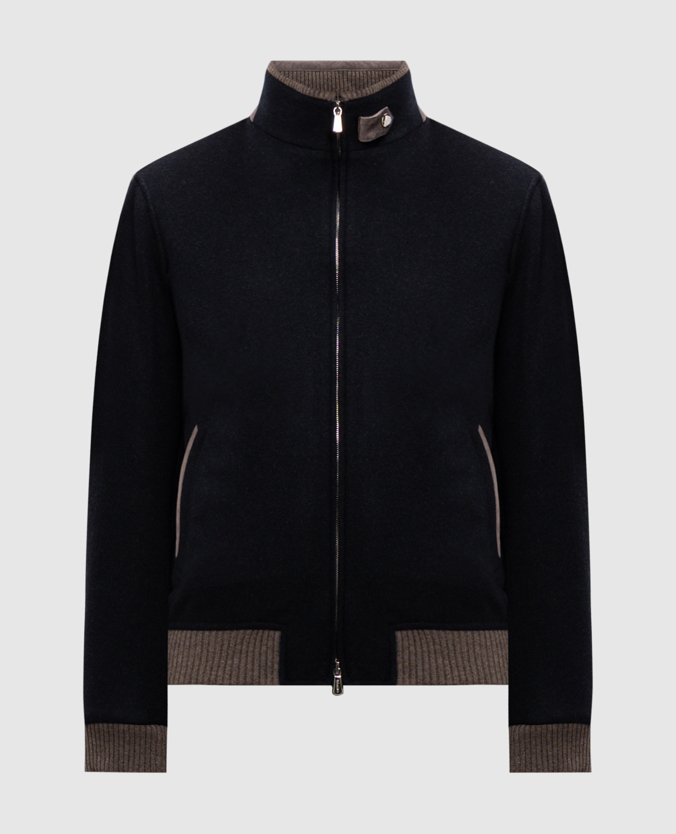

Blue cashmere jacket Enrico Mandelli