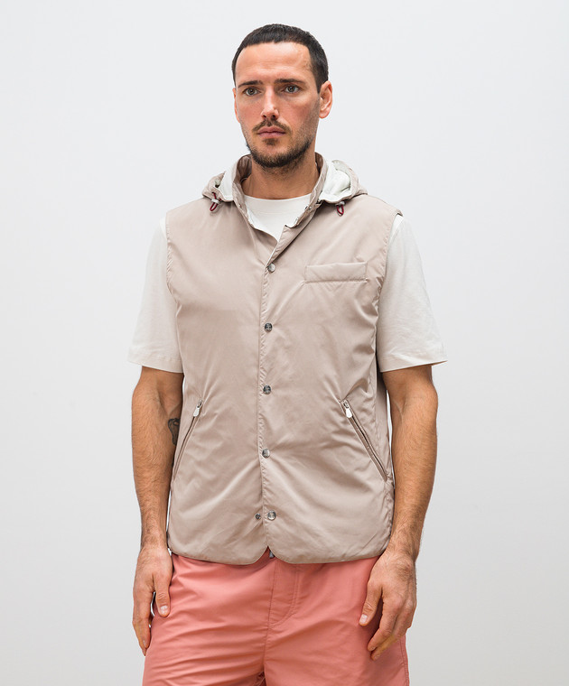 Brunello Cucinelli - Beige vest MD4796523 - shop with Brunello Cucinelli - Beige vest MD4796523 - shop with