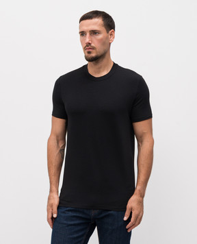 Tom Ford Black T-shirt with logo T4M081410