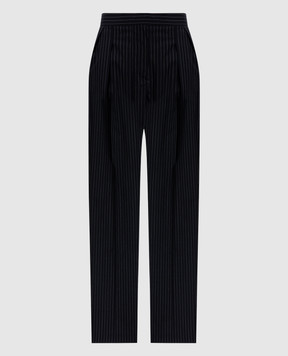 Max Mara Black SESAMO wool pants SESAMO