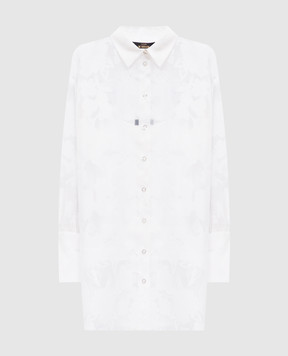 Twinset White blouse with floral pattern 251AP2411