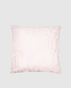 Blumarine Delphine pink decorative pillow with Swarovski crystals H0000000116