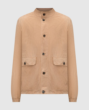 Stefano Ricci Beige suede jacket MDJ51000605911