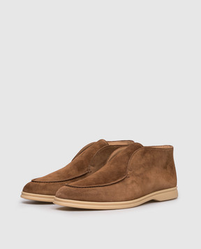 Lanciotti De Verzi Beige suede deserts FUSCO FUSCO