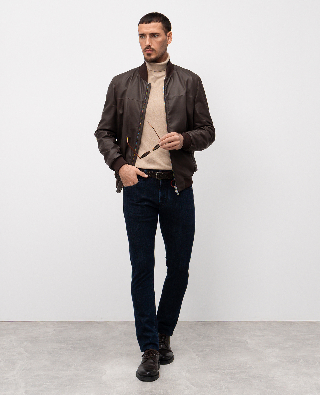 

Michelangelo blue jeans with monogram logo Tramarossa