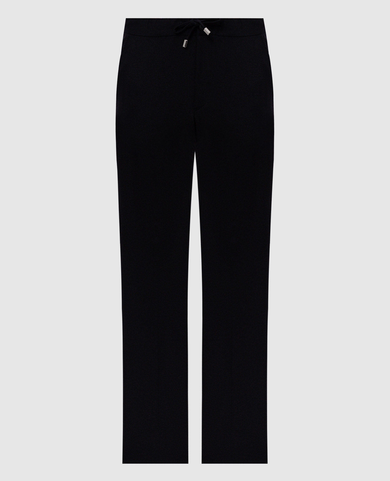Blue pants made of wool