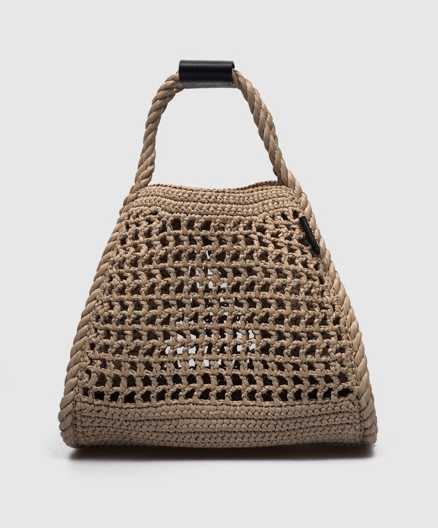MaxMara(マックスマーラ)Logo Embroidery Woven Tote Bag(Sale!) MaxMara(マックスマーラ)Logo Embroidery Woven Tote Bag(Sale!)