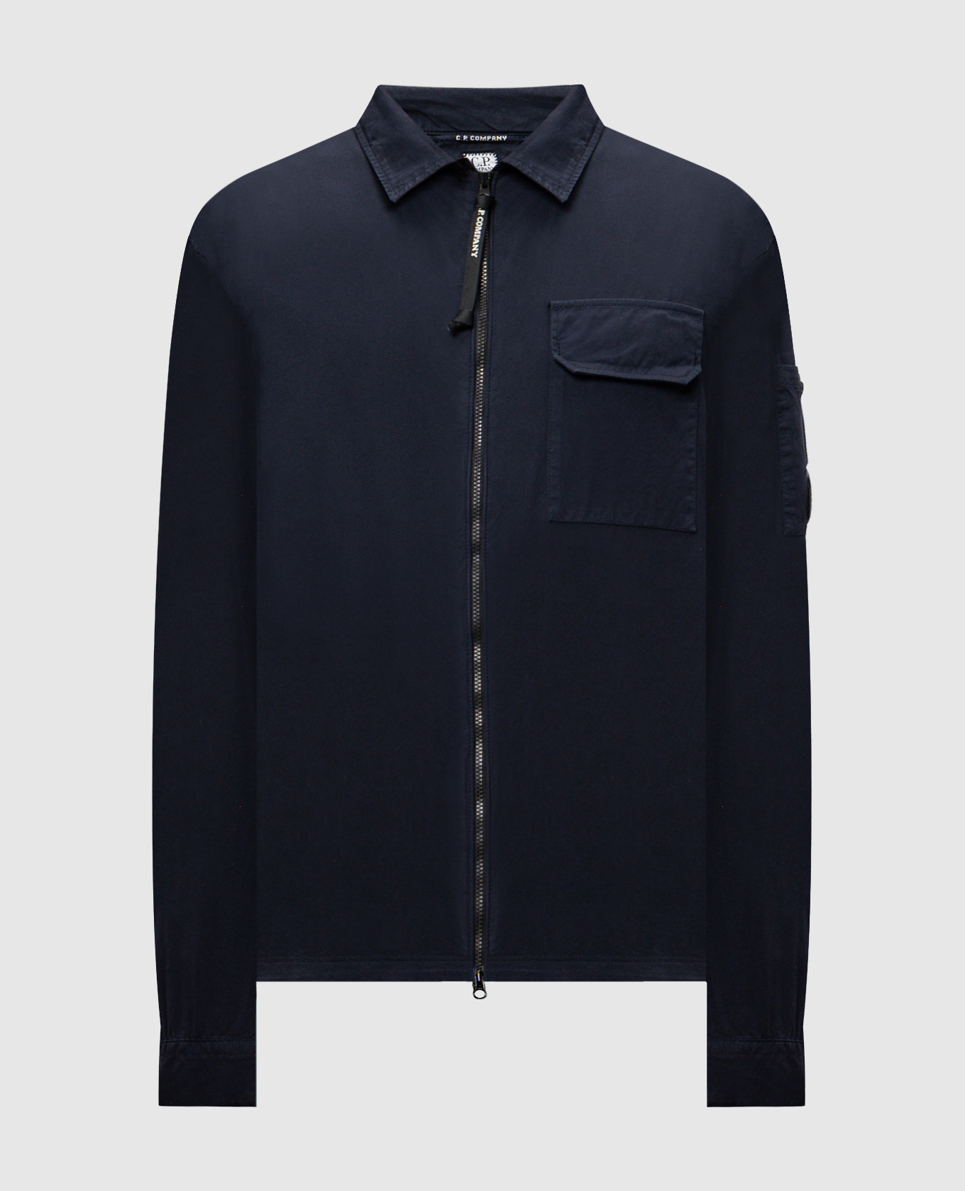 

Blue jacket with logo patch C.P. Company