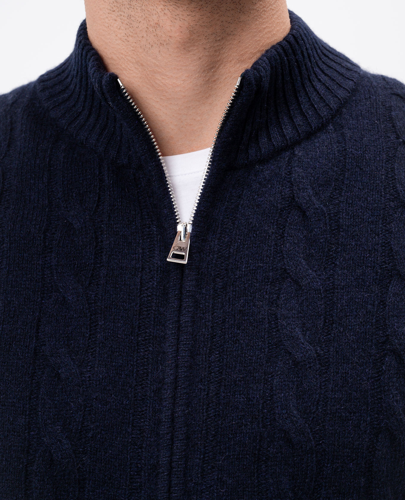 Blue cashmere jumper Cashmere&Whiskey 5