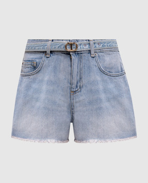 Twinset Blue denim shorts 251TT2262