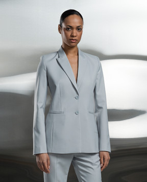 Off-White Gray jacket with logo OWEF061S24FAB001