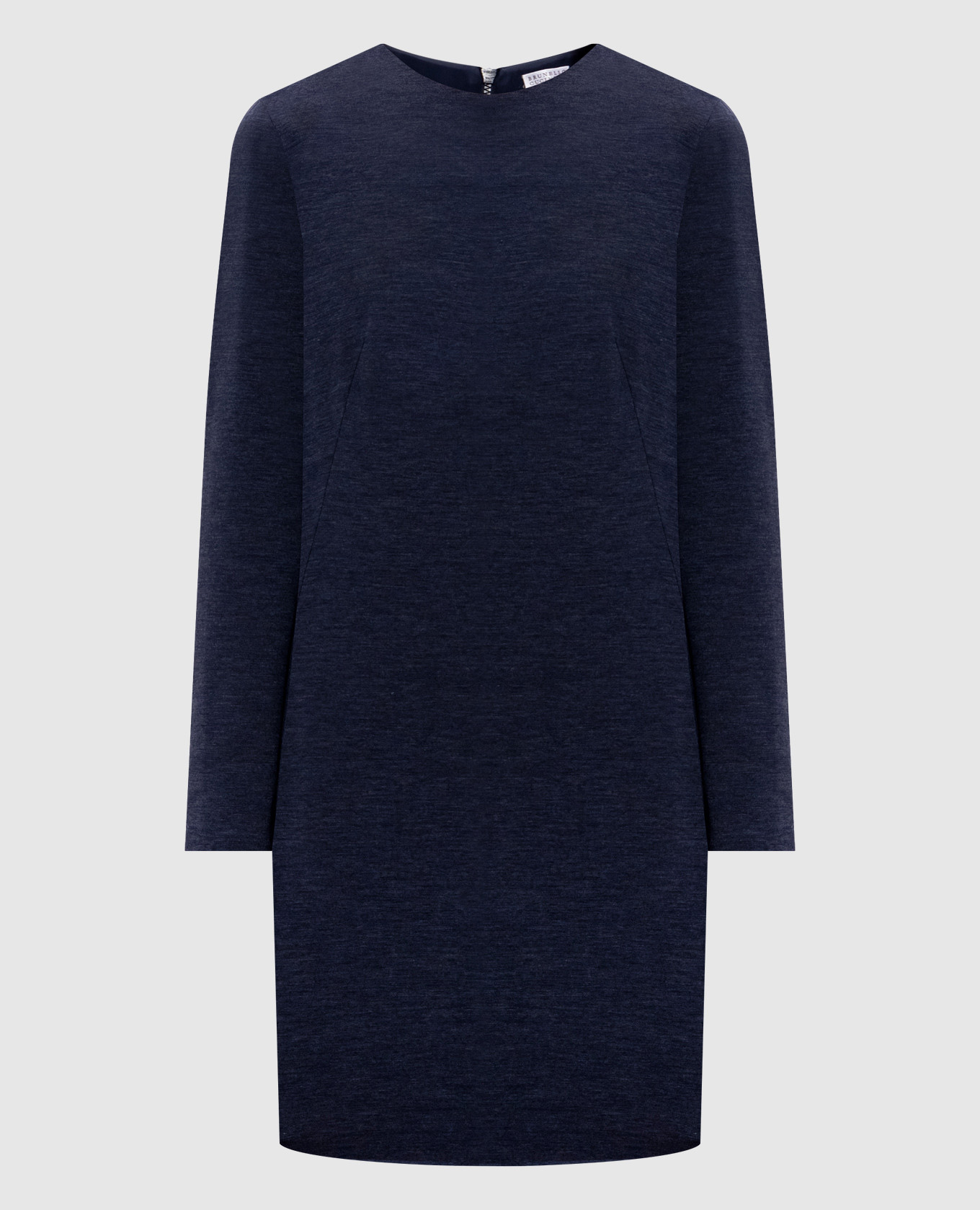 

Blue wool midi dress Brunello Cucinelli