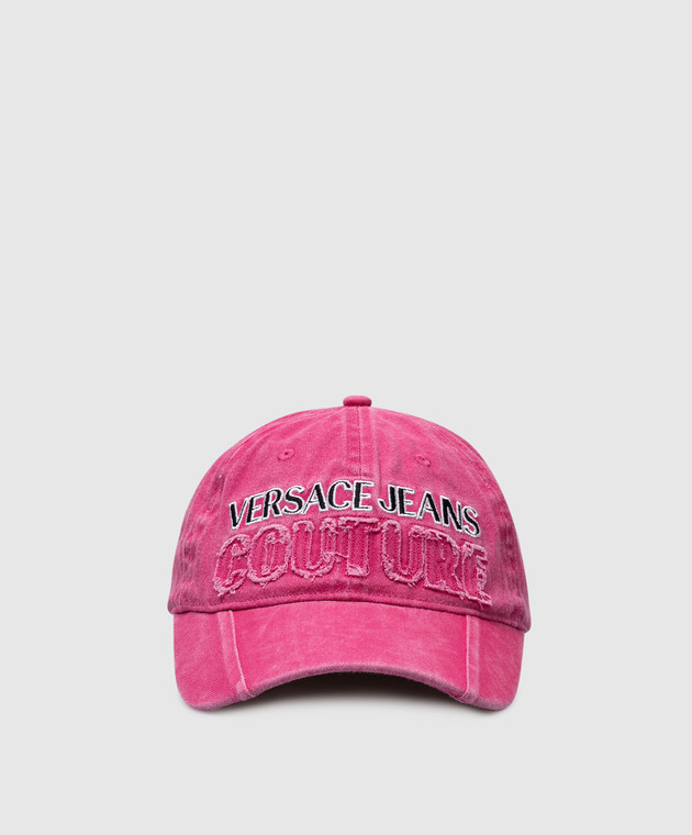 Versace Jeans Couture - Pink cap with logo embroidery  display picture 1